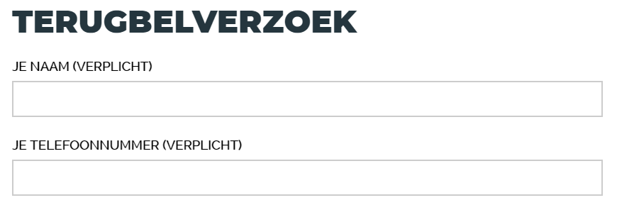 terugbelverzoek Hoogwerkt